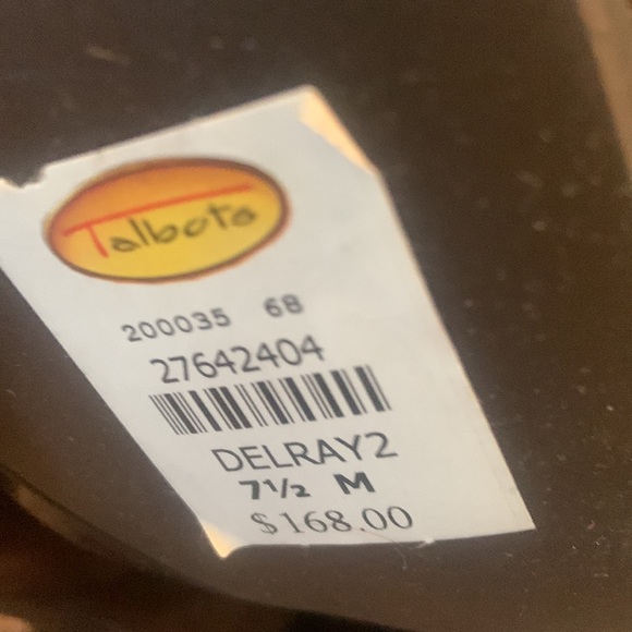 NWT No Box Talbots Brown Suede Boots Size 7.5 - Picture 8 of 16